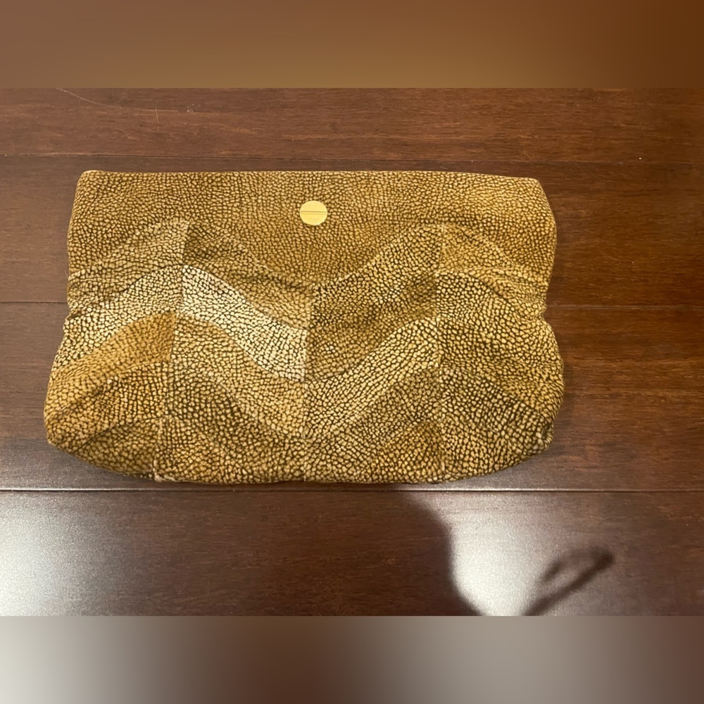 borbonese brown Tan Clutch Bag